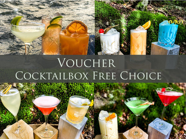 Voucher for a cocktail box (free choice)